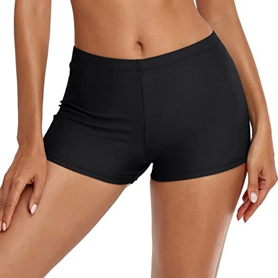 Ladies Swim Shorts Stretch Beach Shorts