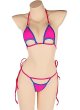 Women's Fashion Bikini Set Triangle Halter Top Sexy Lace Up