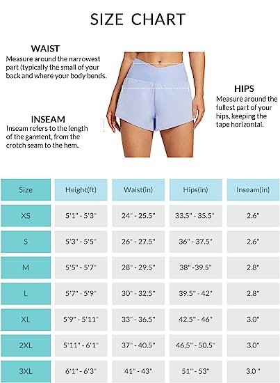 Women's 3 Inch High Waist Swim Shorts V Front Panel Shorts Lined Quick Dry